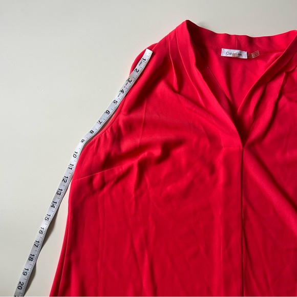 Calvin Klein Hot Pink Tank Blouse Plus Size - Picture 9 of 10